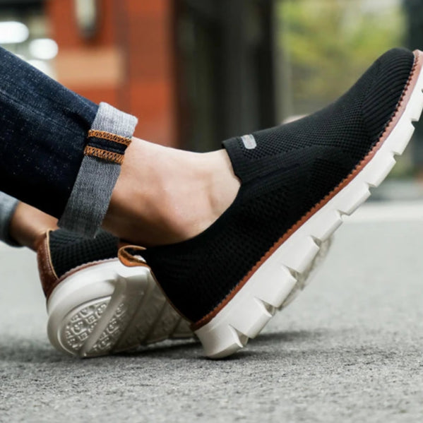 Tênis Masculino Casual Slip-On Respirável - Enzo