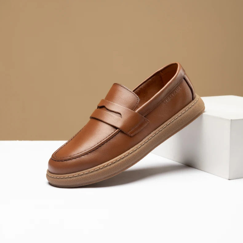 Mocassim Masculino Social em Couro Natural - Savelli
