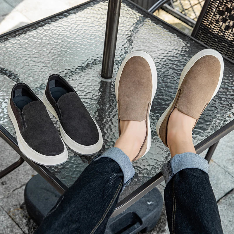 Mocassim Masculino Casual em Camurça - Duque
