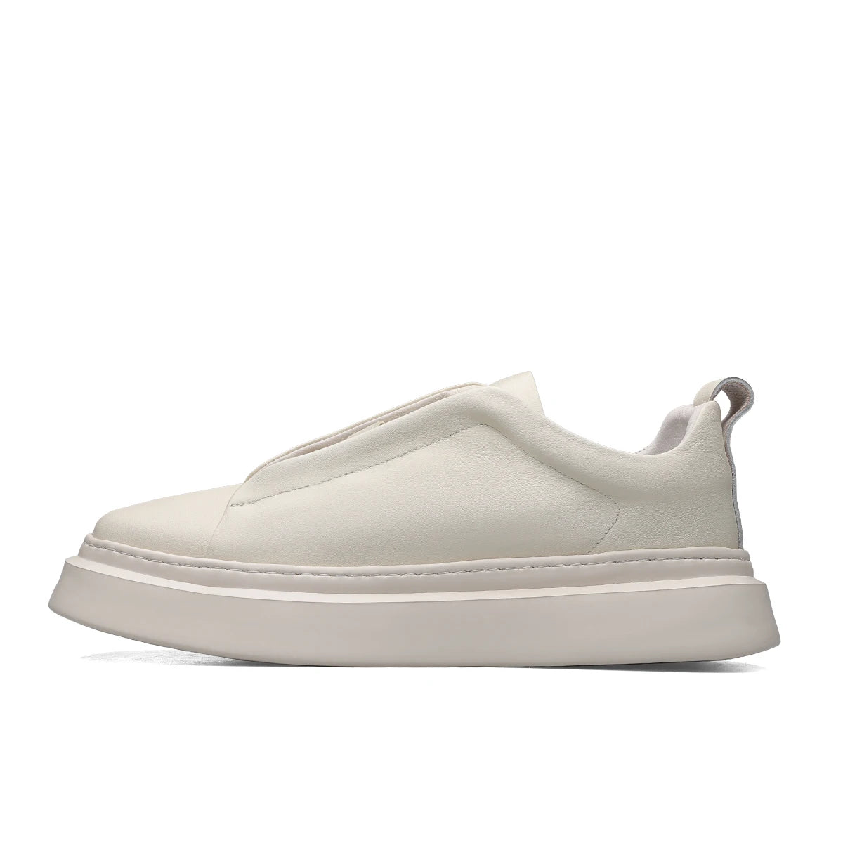 Tênis Masculino Slip-On em Couro Nobre - Califórnia