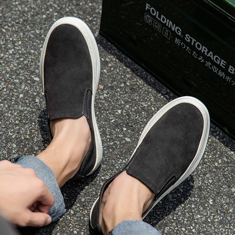 Mocassim Masculino Casual em Camurça - Duque