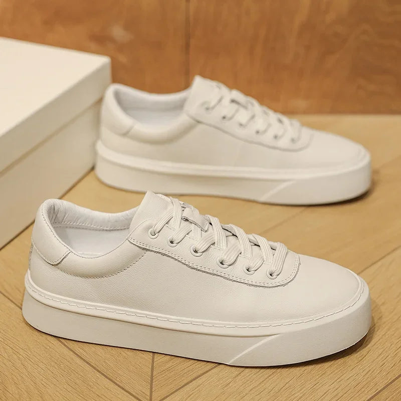 Tênis Masculino Casual em Couro Legítimo - Romano