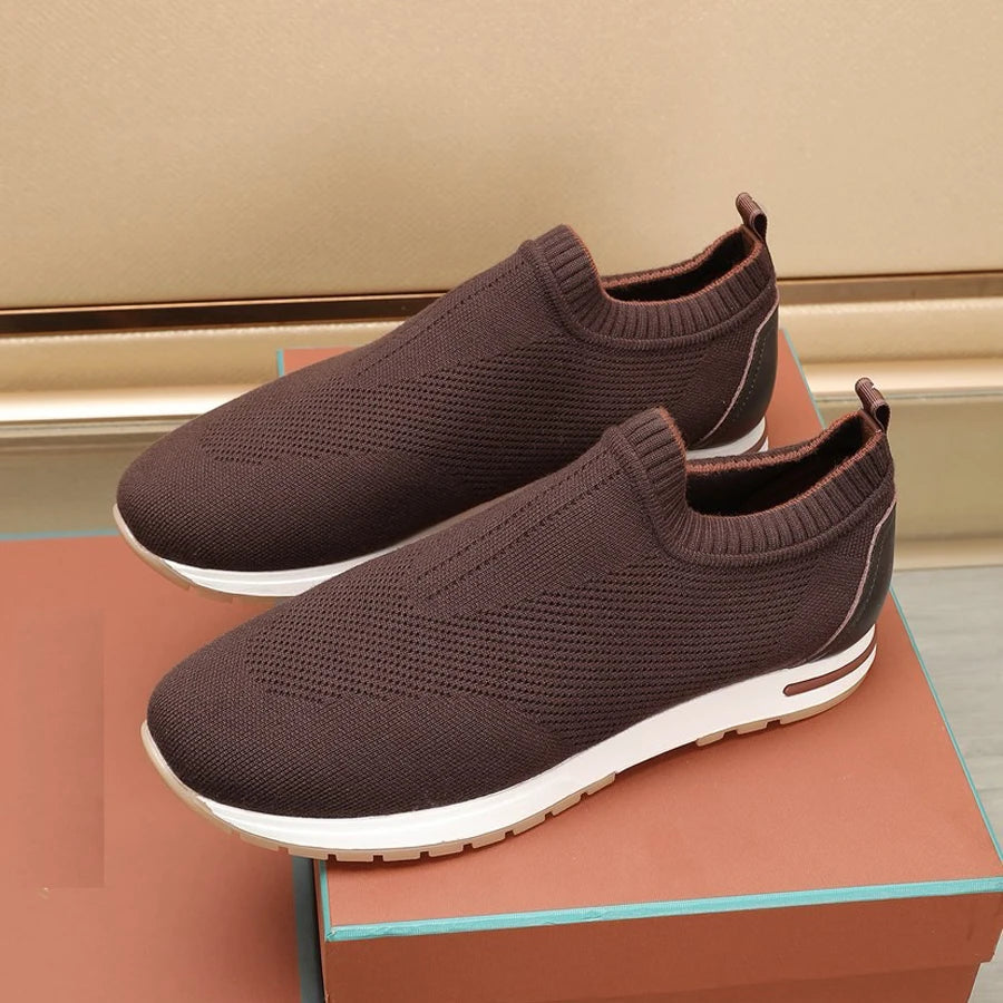 Tênis Masculino Slip-On Casual em Malha Respirável - Dante