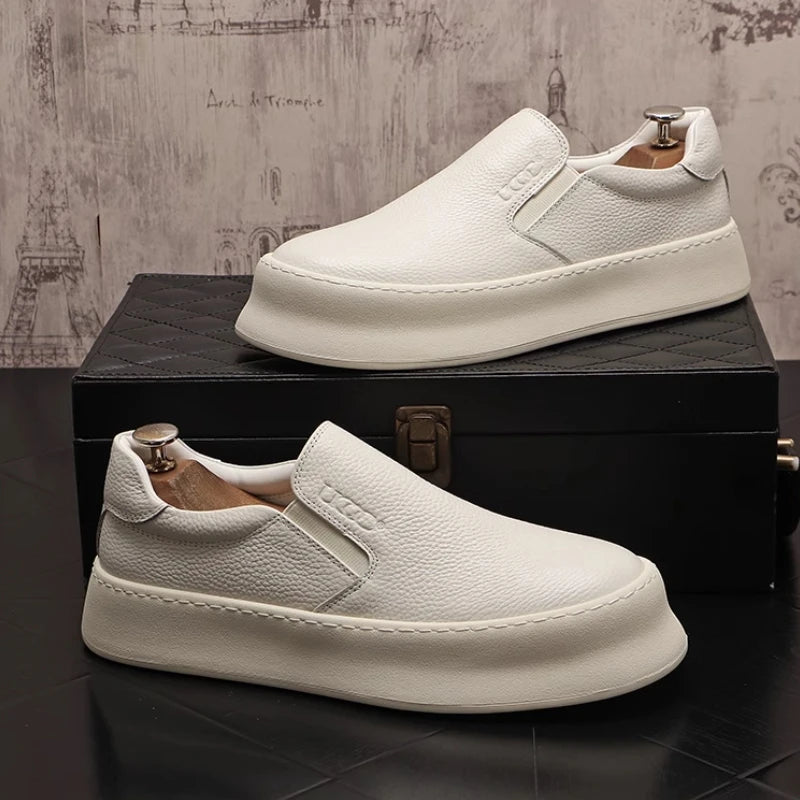 Mocassim Masculino Casual em Couro - Levi