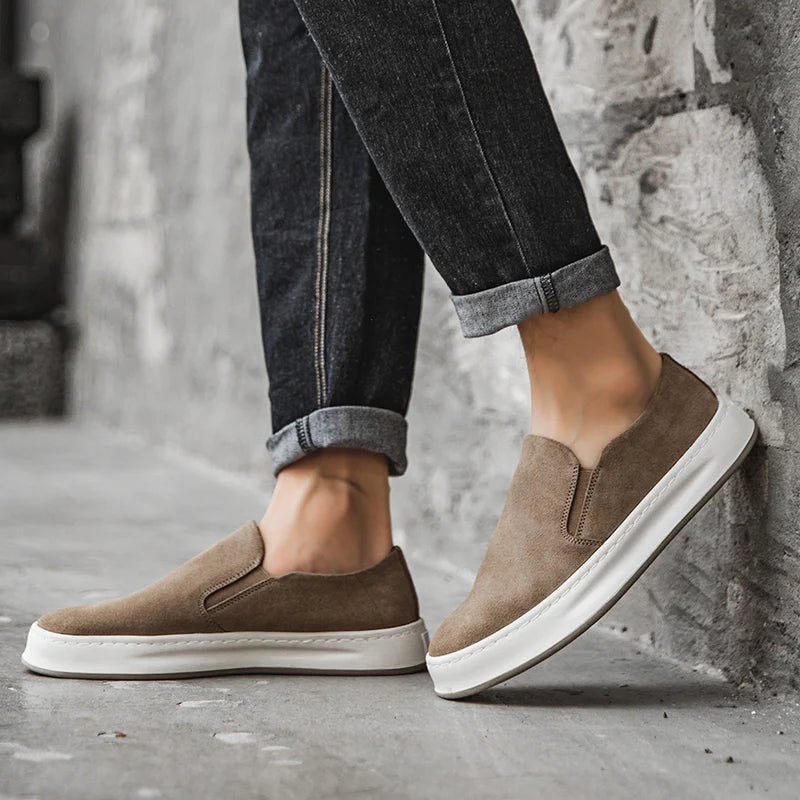 Mocassim Masculino Casual em Camurça - Duque