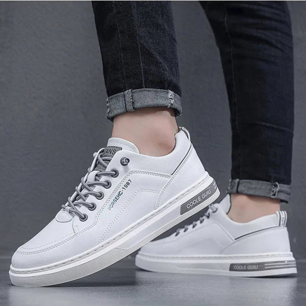 Tênis Masculino Casual em Couro e Macio - Roland