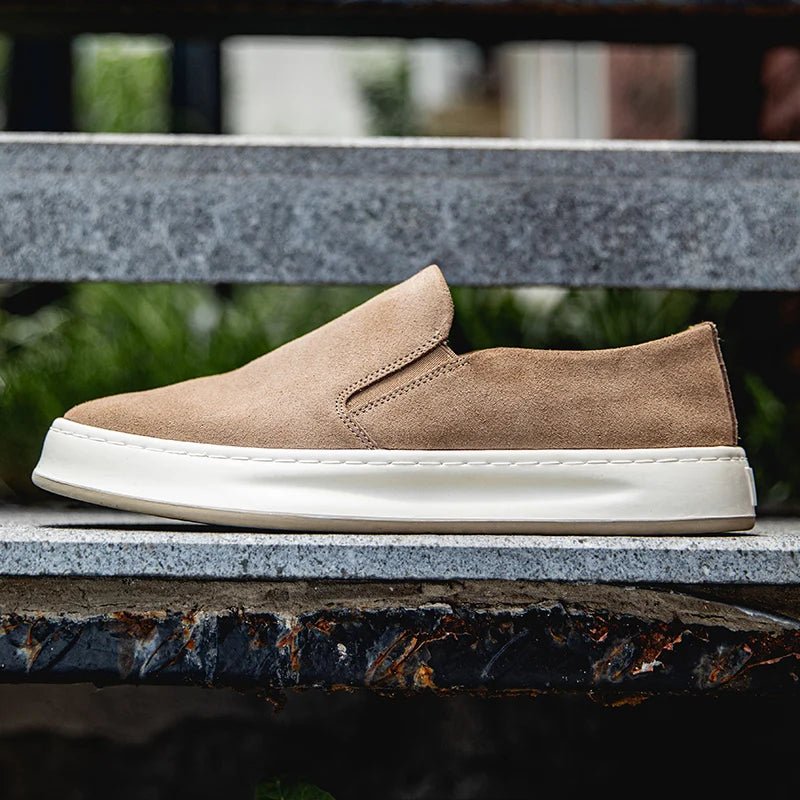 Mocassim Masculino Casual em Camurça - Duque