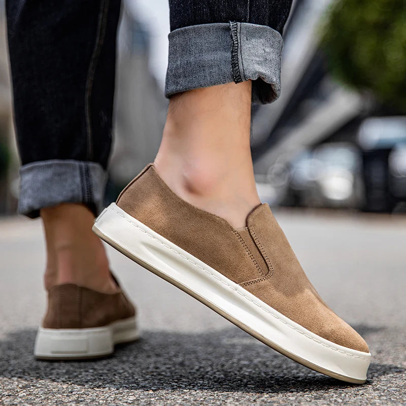 Mocassim Masculino Casual em Camurça - Duque