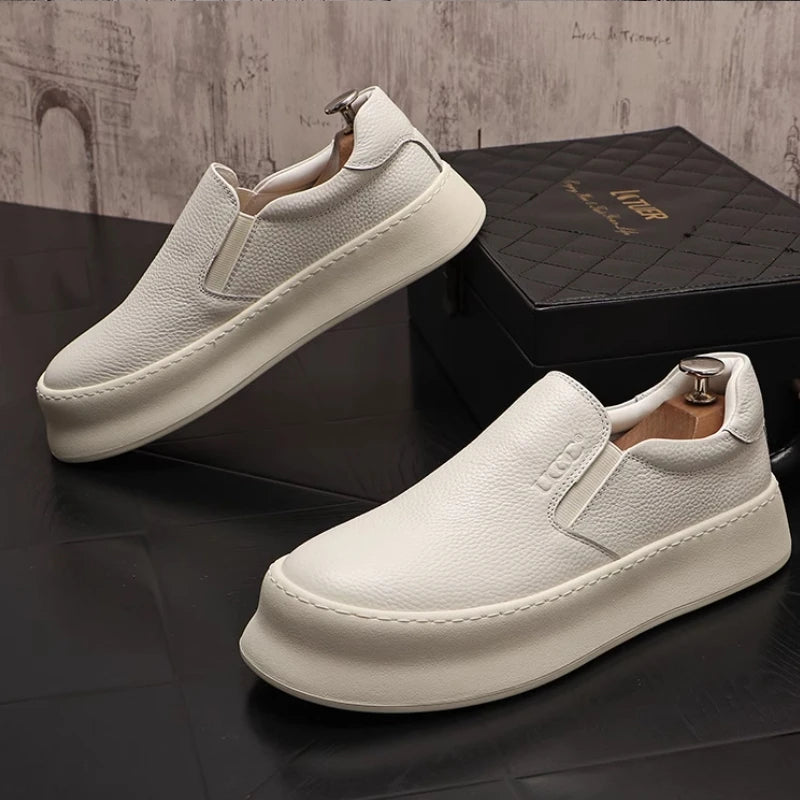 Mocassim Masculino Casual em Couro - Levi