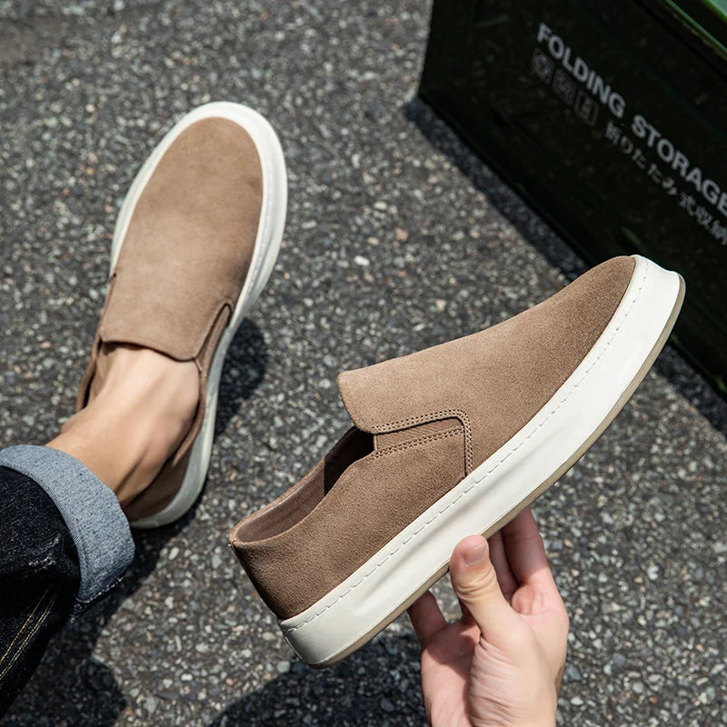 Mocassim Masculino Casual em Camurça - Duque