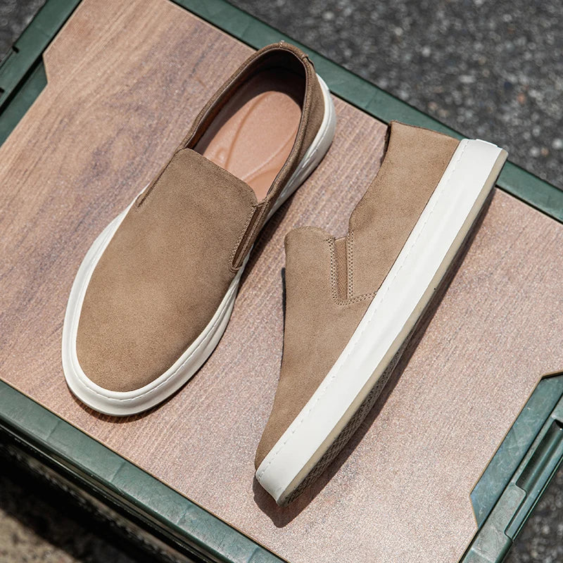 Mocassim Masculino Casual em Camurça - Duque