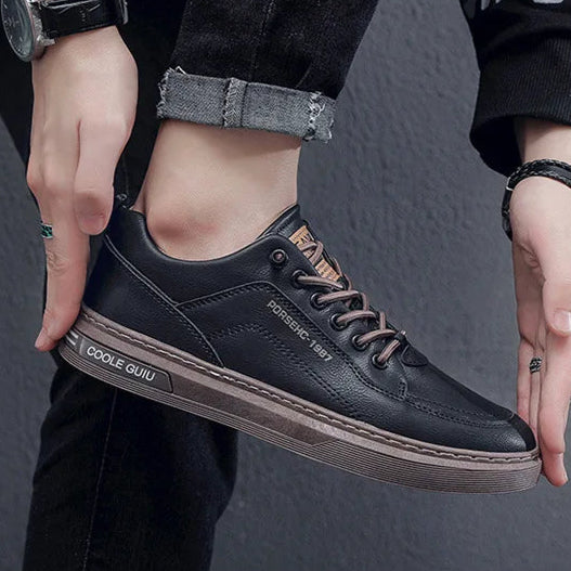 Tênis Masculino Casual em Couro e Macio - Roland
