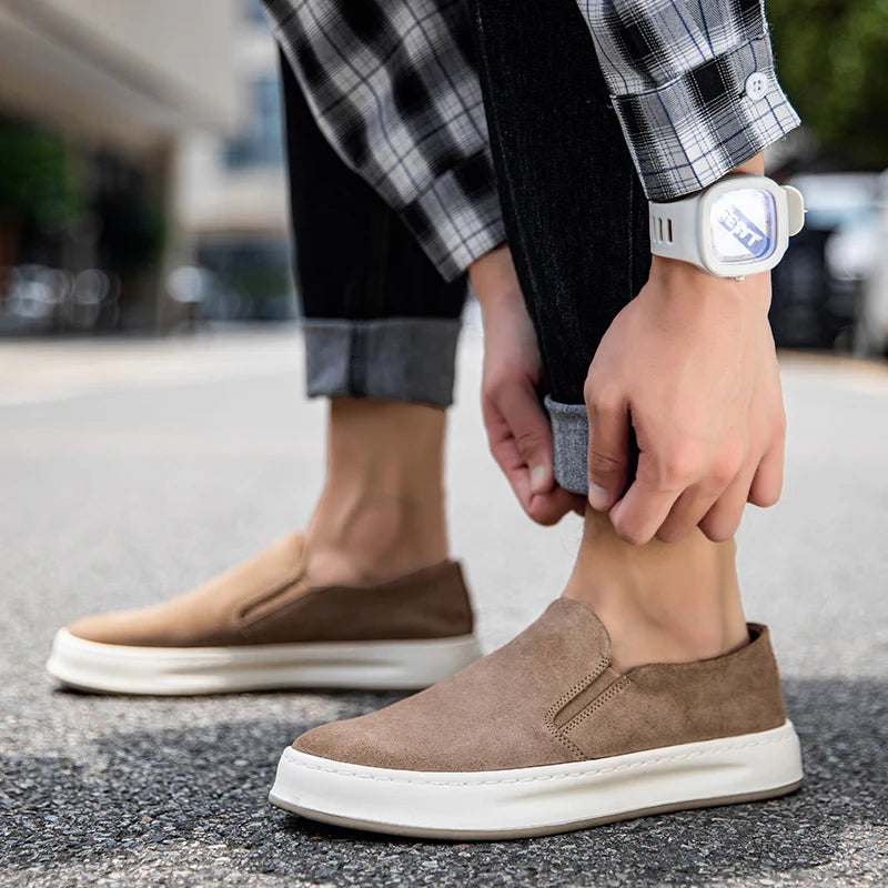 Mocassim Masculino Casual em Camurça - Duque