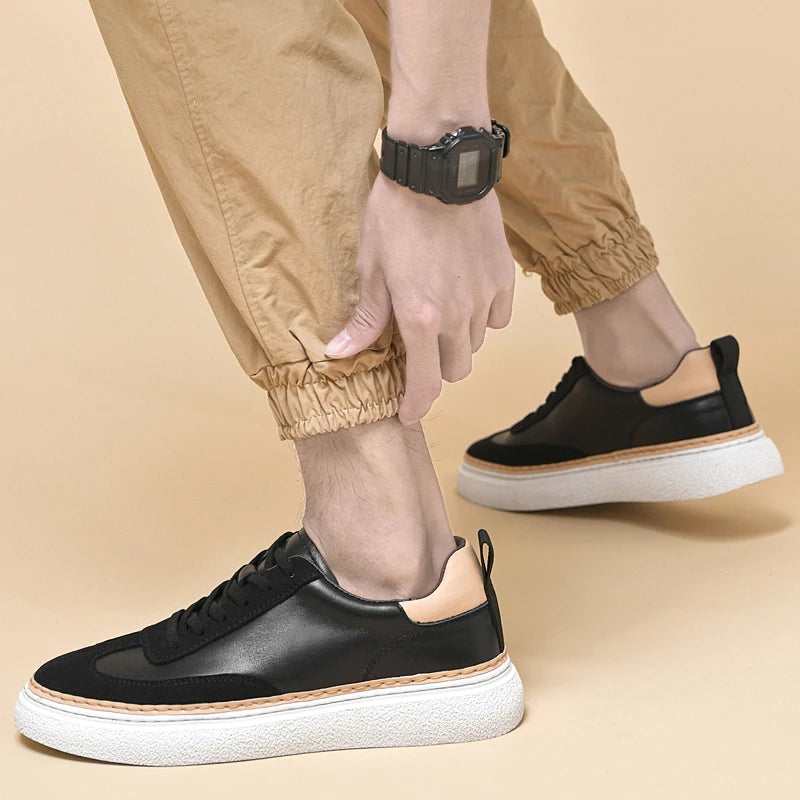 Tênis Masculino Casual em Couro Nobre - Verlan