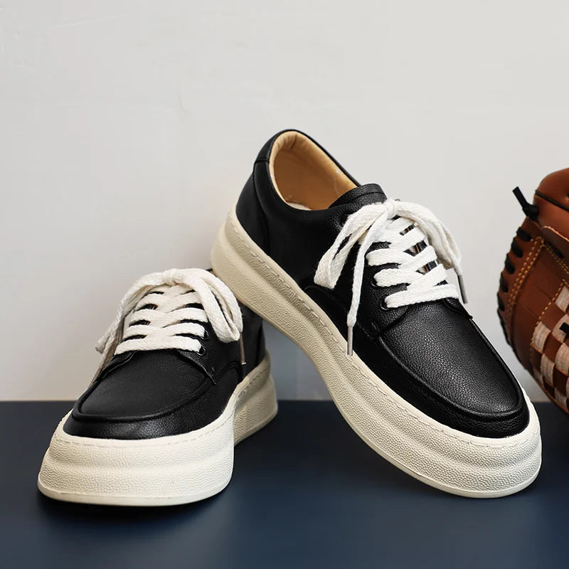 Tênis Casual Masculino em Couro Premium - Orion
