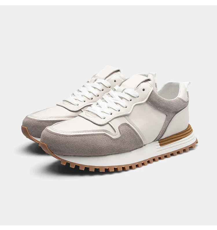 Tênis Plataforma Masculino Couro Legítimo - Elvik