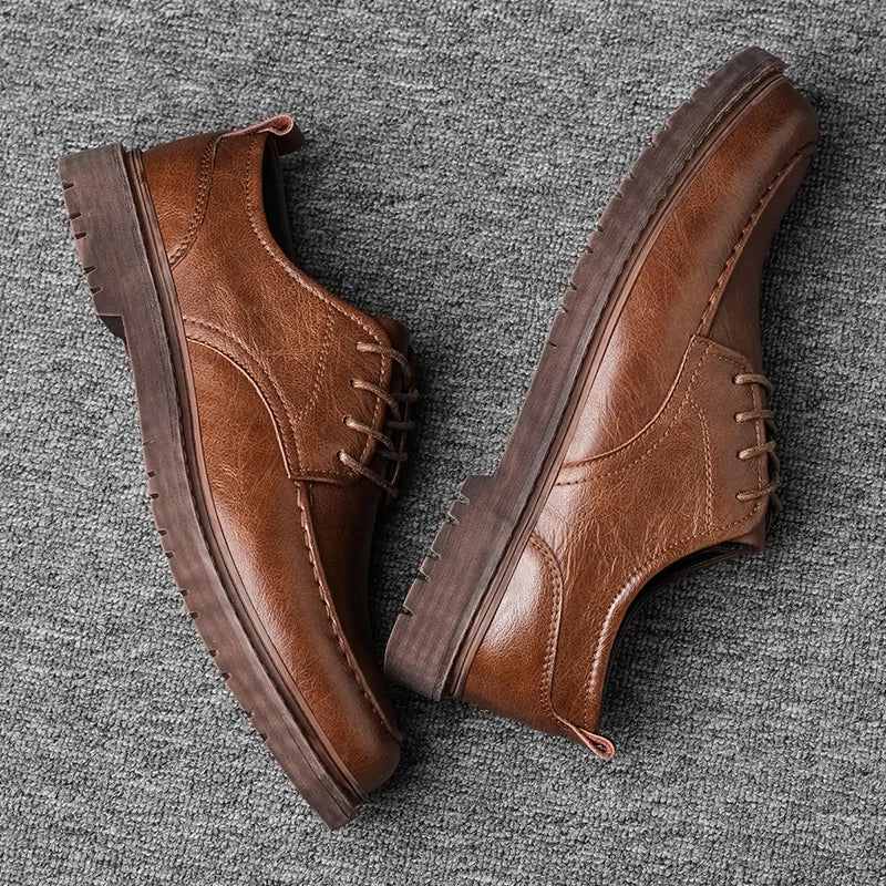 Tênis Casual Masculino em Couro Legítimo - Dorian