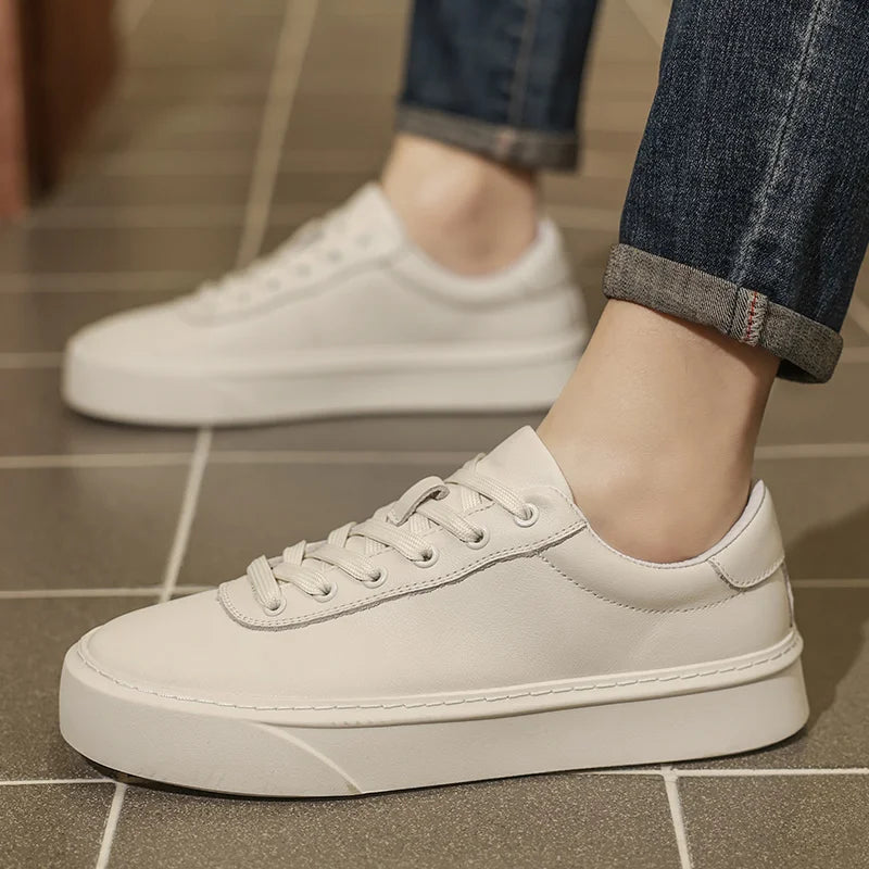 Tênis Masculino Casual em Couro Legítimo - Romano