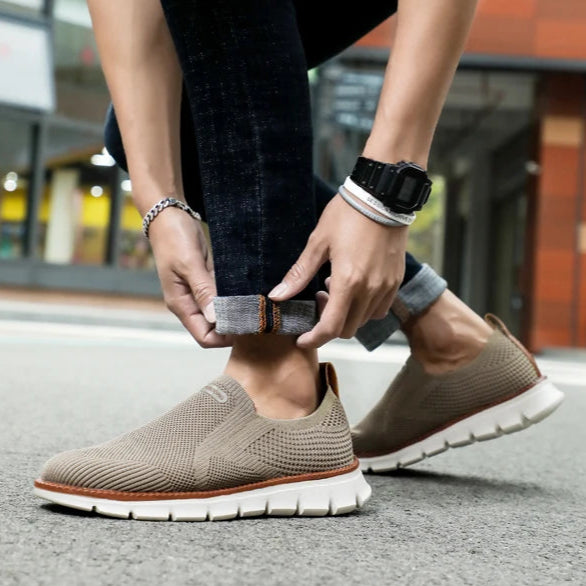 Tênis Masculino Casual Slip-On Respirável - Enzo