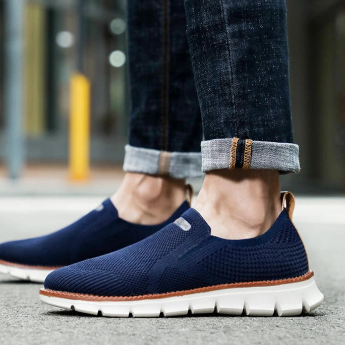 Tênis Masculino Casual Slip-On Respirável - Enzo