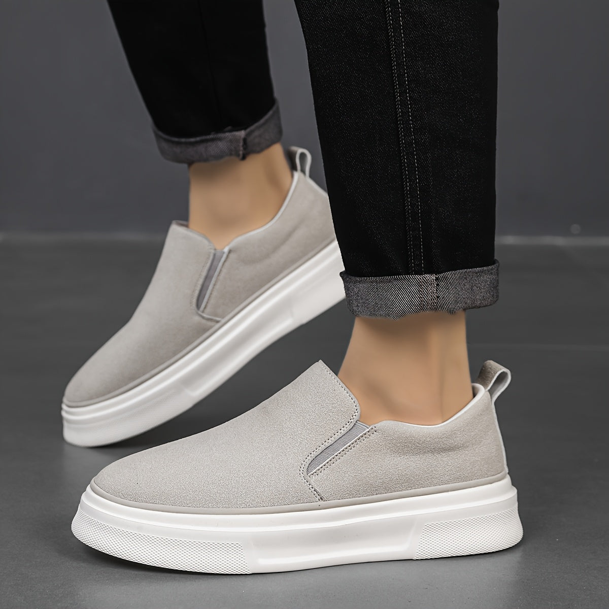 Tênis Masculino Slip-On Casual Macio – Raven