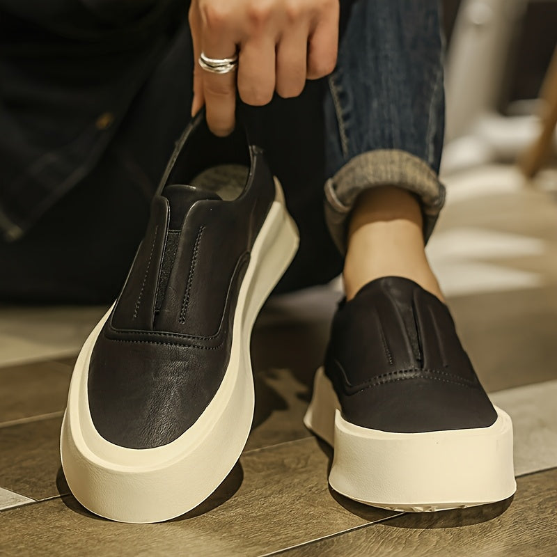 Tênis Masculino Slip-On em Couro Legítimo – Moscou