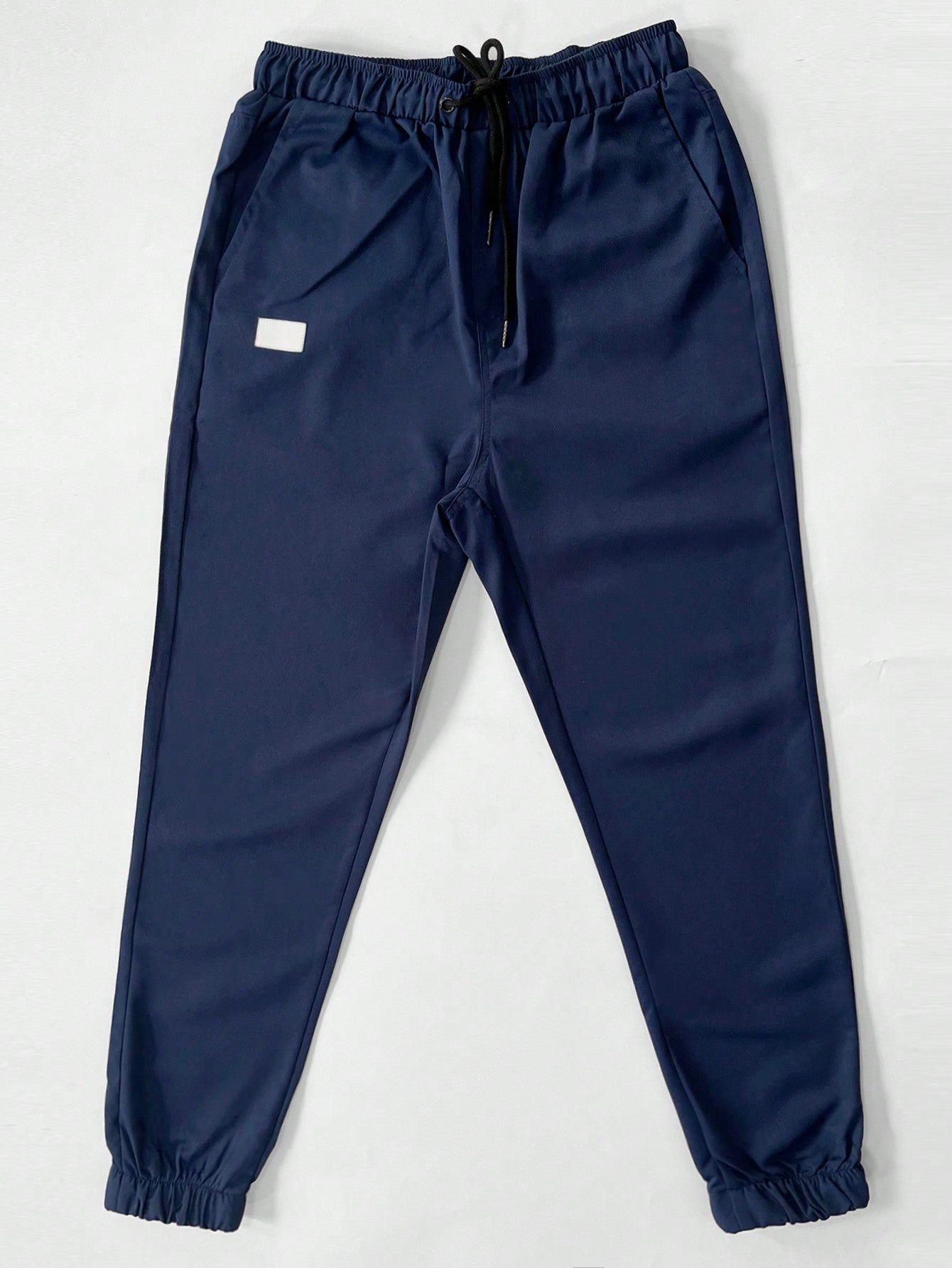 Calça Masculina Jogger em Poliéster com Cordão