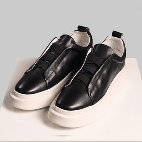 Tênis Masculino Slip-On em Couro Nobre - Califórnia