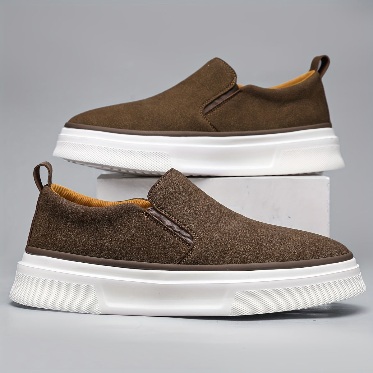 Tênis Masculino Slip-On Casual Macio  – Raven