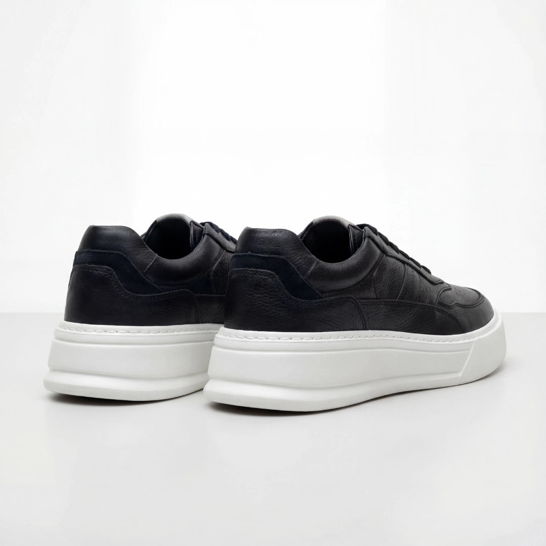 Tênis Masculino Plataforma em Couro - Nice | ARVAN