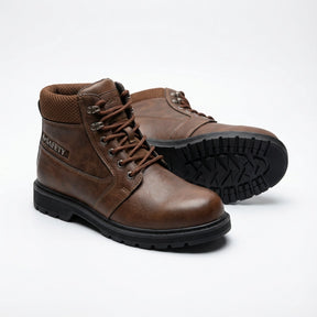 Bota Masculina em Couro com Proteção no Bico - Falcon | Outlet