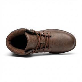 Bota Masculina em Couro com Proteção no Bico - Falcon | Outlet