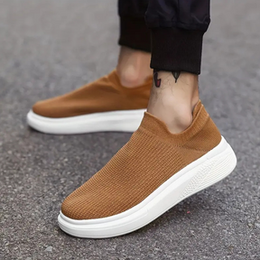 Tênis Slip-On Masculino Minimalista em Malha Premium - Will
