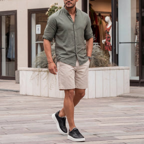 Tênis Masculino Plataforma em Couro - Nice | ARVAN