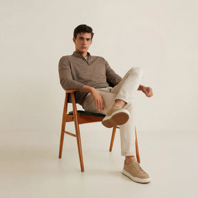 Tênis Masculino Casual em Couro - Goes | ARVAN