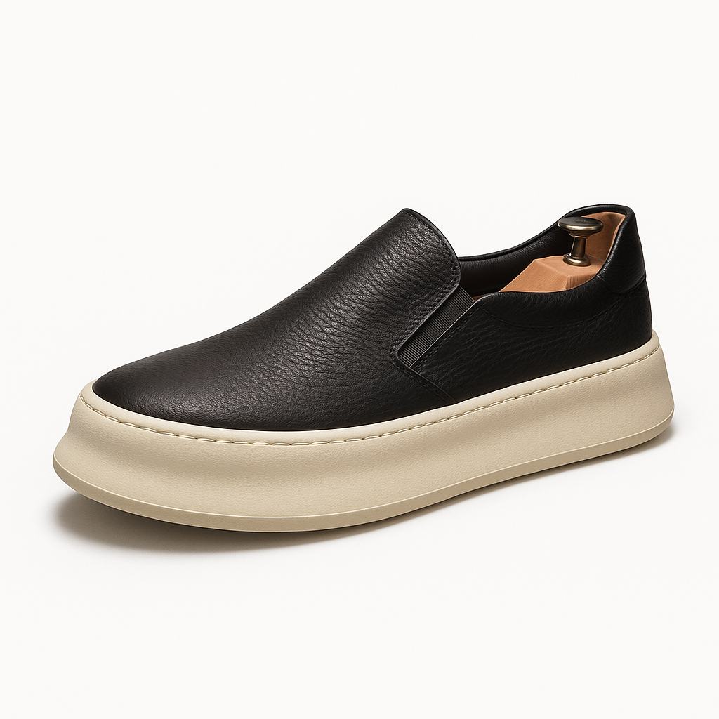 Mocassim Masculino Casual em Couro - Levi