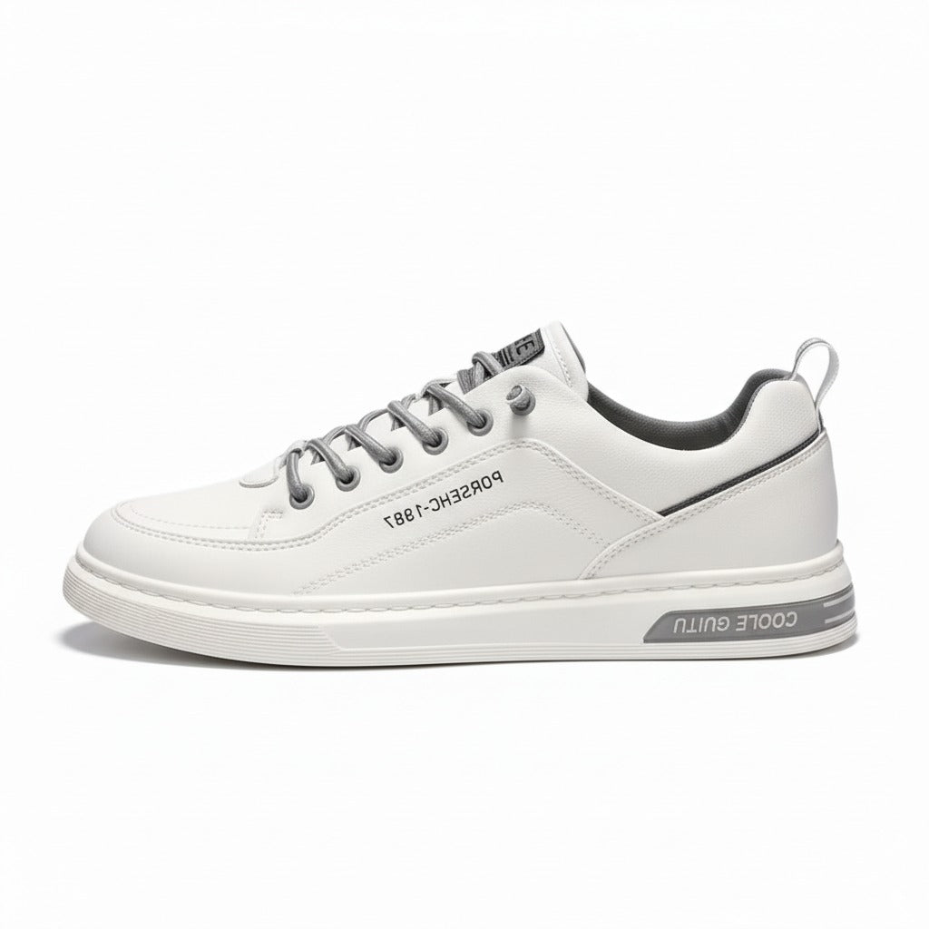 Tênis Masculino Casual em Couro e Macio - Roland