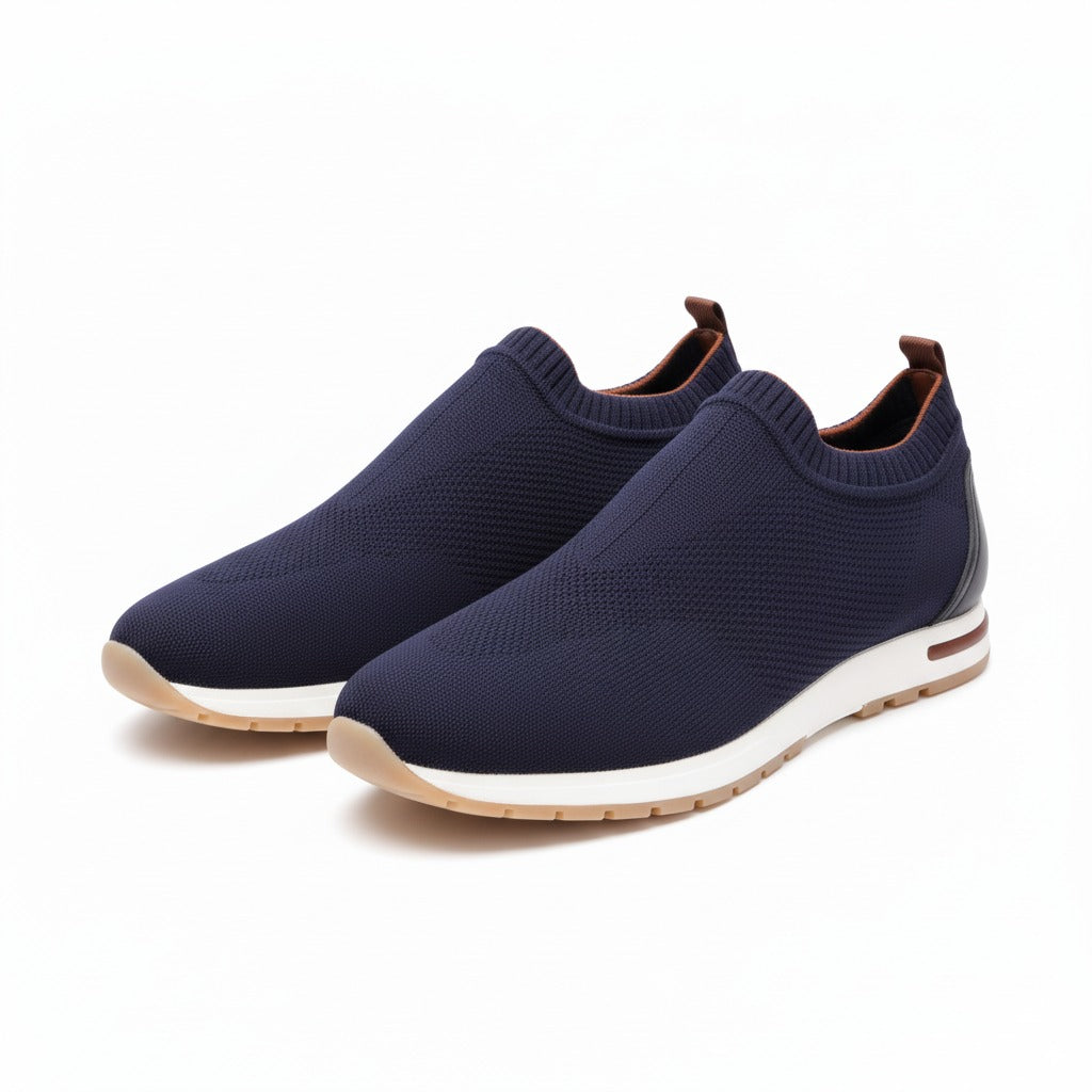 Tênis Masculino Slip-On Casual em Malha Respirável - Dante