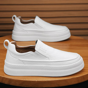 Tênis Masculino Slip-On Casual em Couro - Damien