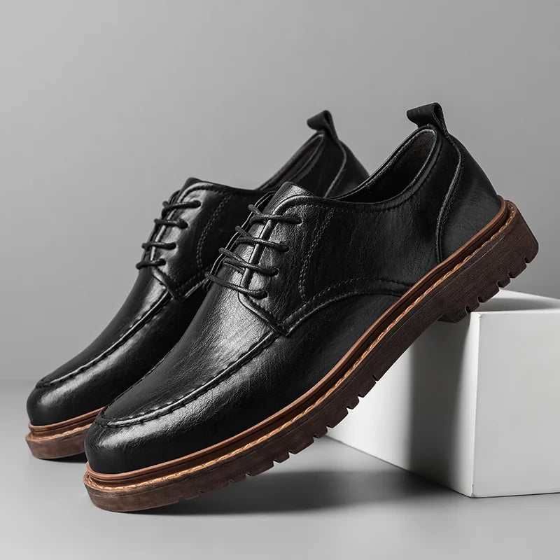 Tênis Casual Masculino em Couro Legítimo - Dorian