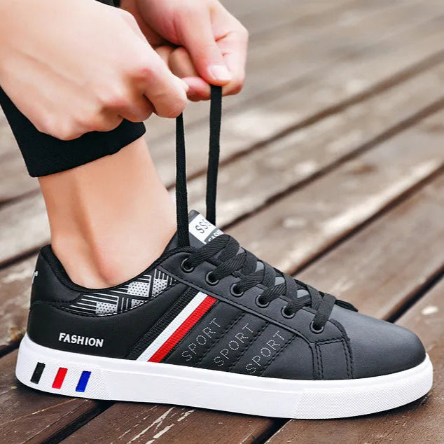 Tênis Masculino Casual em Couro - Laurent