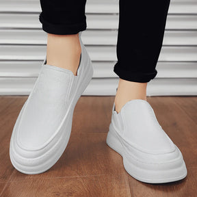 Tênis Masculino Slip-On Casual em Couro - Damien
