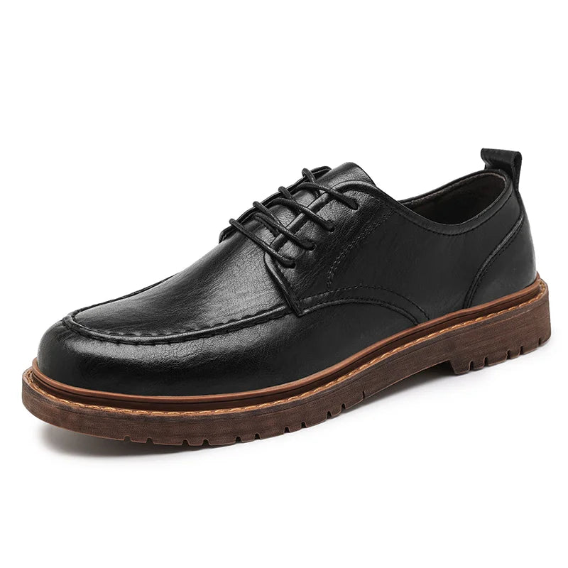 Tênis Casual Masculino em Couro Legítimo - Dorian