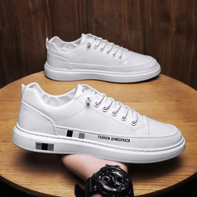 Tênis Masculino Casual em Couro Low-Cut - Marcel