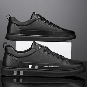 Tênis Masculino Casual em Couro Low-Cut - Marcel