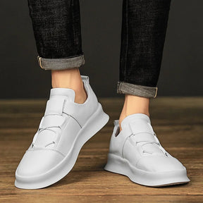 Tênis Masculino Casual Slip-On em Couro e Leve - Vittorio