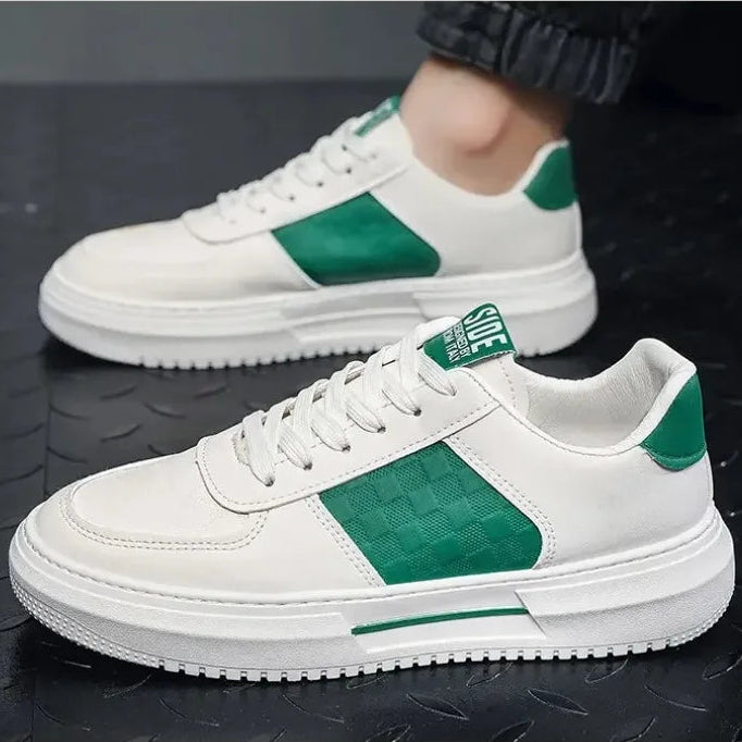 Tênis Masculino Casual Confortável e em Couro - Lorenzo