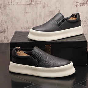 Mocassim Masculino Casual em Couro - Levi