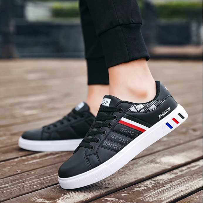 Tênis Masculino Casual em Couro - Laurent