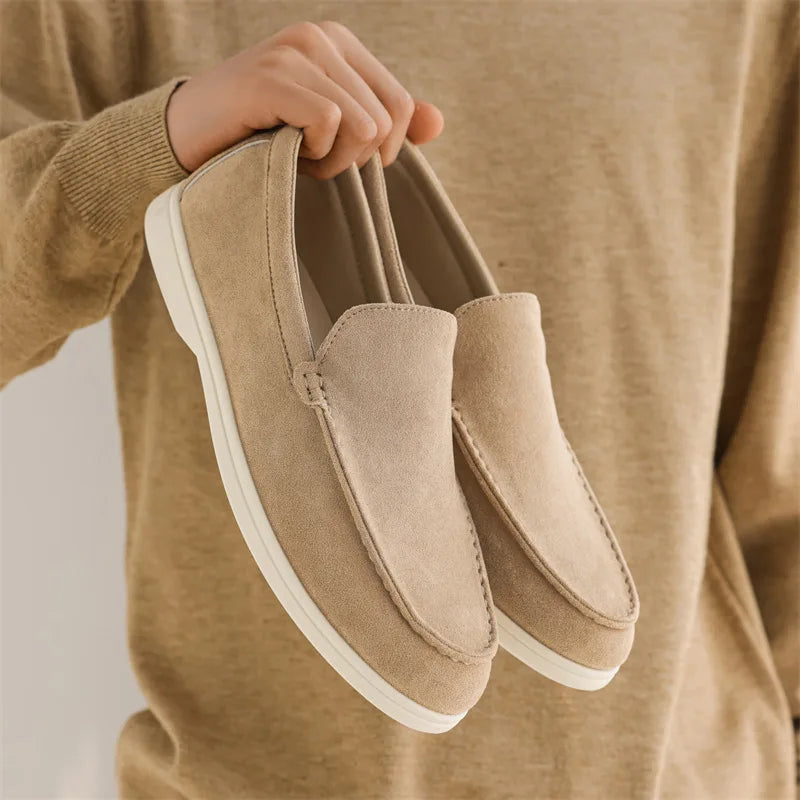 Mocassim Casual Masculino em Camurça com Solado Leve – Evan